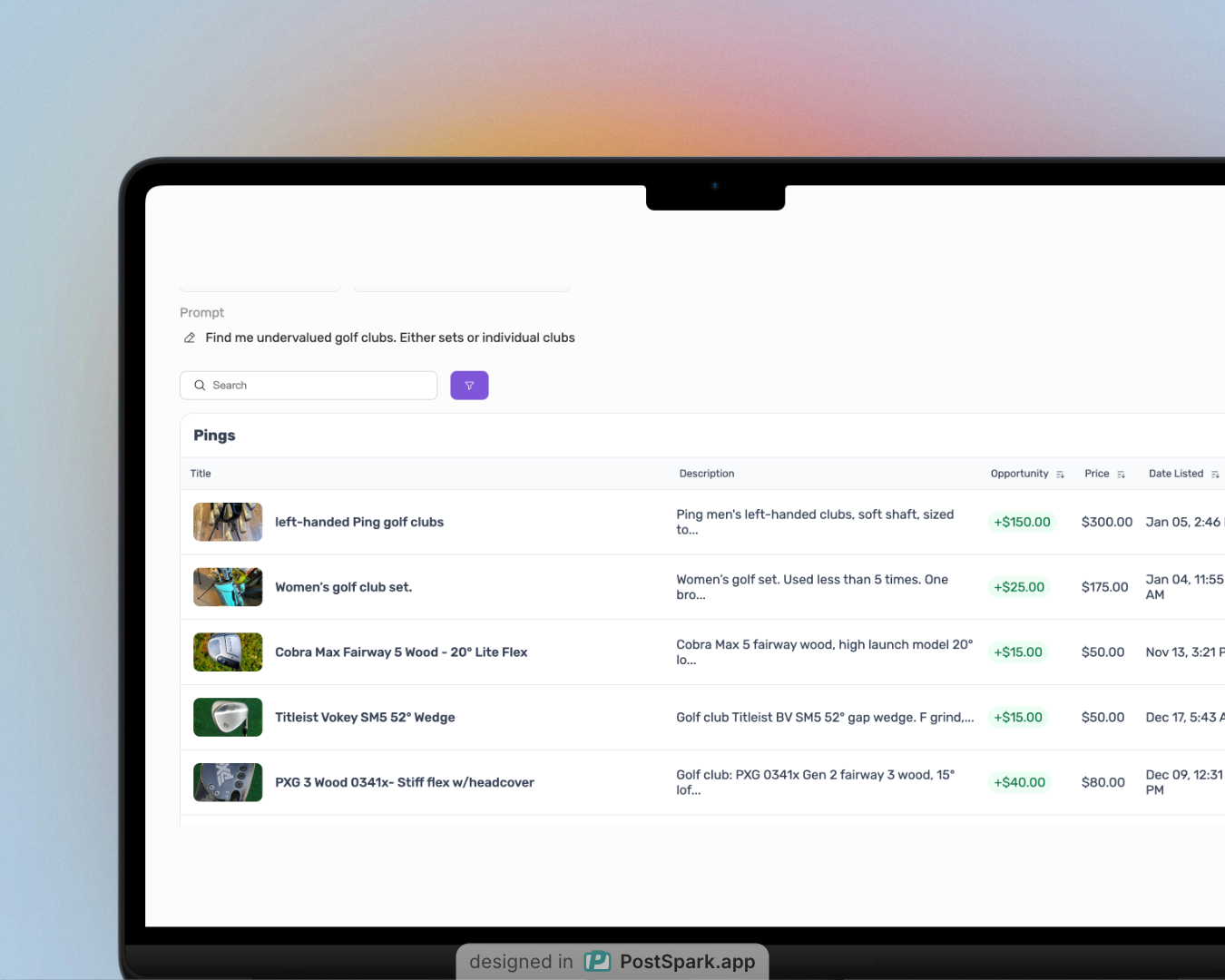 Real-time marketplace monitoring tracking new listings across multiple platforms